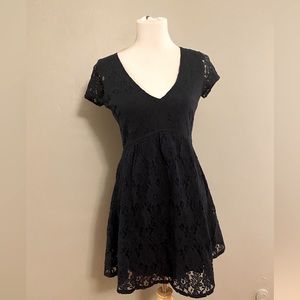 Navy blue Hollister mini dress